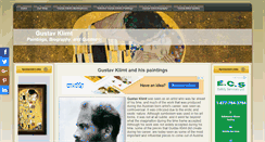 Desktop Screenshot of gustav-klimt.com